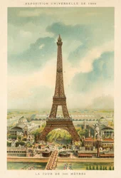 Eiffel Tower, Exposition Universelle 1889, Paris